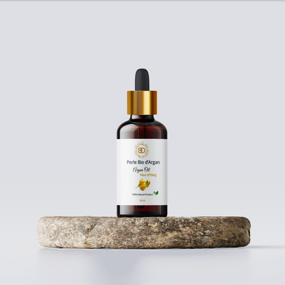 Huile a l’Argan et fleur d’Ylang-Ylang Aphrodisiaque activateur de pousse